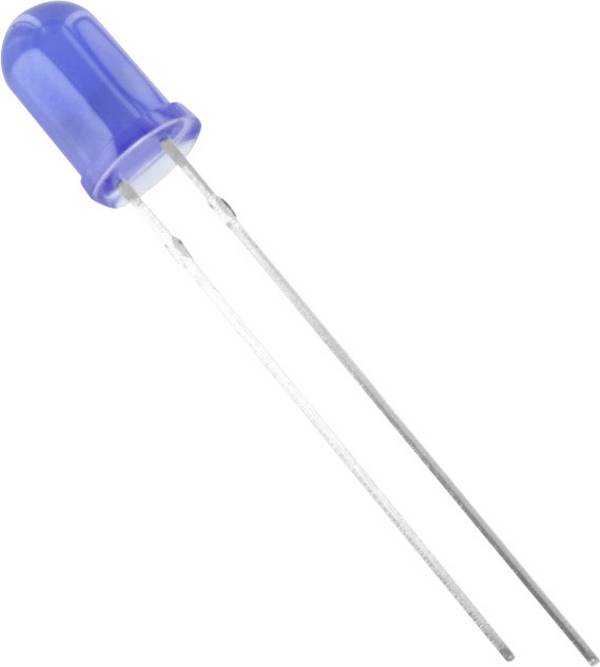TRU COMPONENTS LED bedrahtet Blau Rund 5 mm 500 mcd 50 ° 20 mA