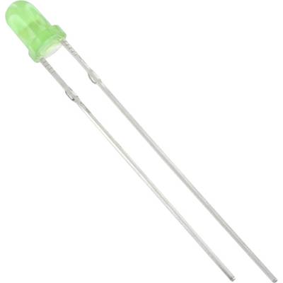 TRU COMPONENTS 1577354 LED bedrahtet Grün Rund 3 mm 175 mcd 60 ° 20 mA