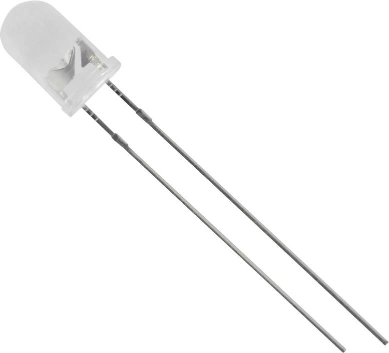 TRU COMPONENTS 1577381 LED wired Blue Circular 5mm 9500 mcd 15° 20 mA