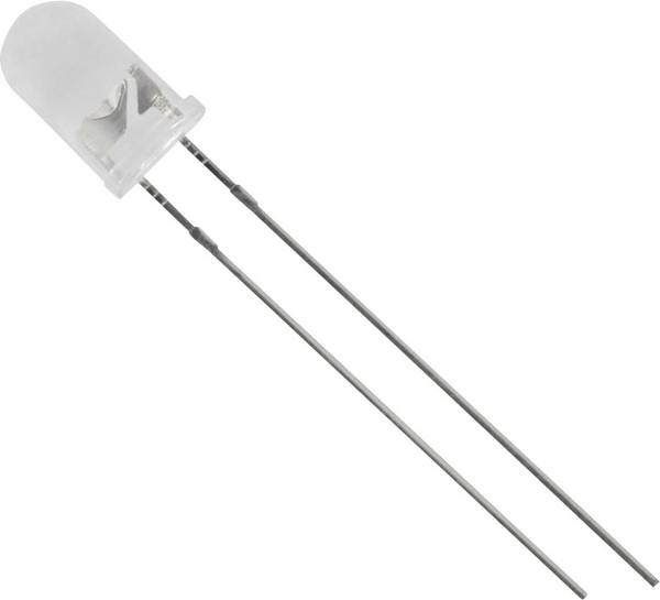 TRU COMPONENTS LED bedrahtet  Blau Rund 5 mm 9500 mcd 15 ° 20 mA