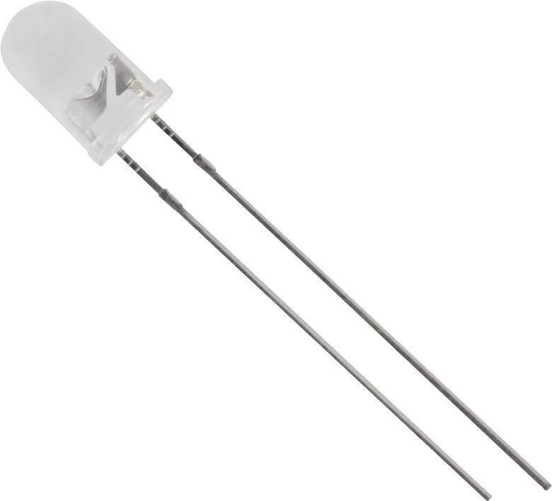 TRU COMPONENTS LED bedrahtet Gelb Rund 5 mm 1750 mcd 20 °, 25 ° 20 mA