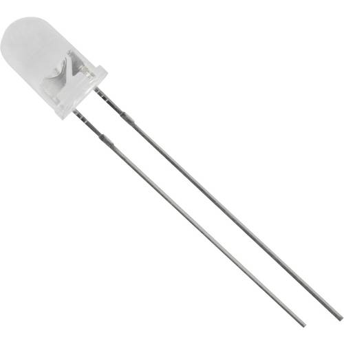 HuiYuan 5034W2C-CSB-A LED bedrahtet Weiß Rund 5 mm 2250 mcd 20 °, 25 ° 20 mA