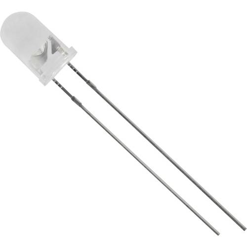 TRU COMPONENTS LED bedrahtet Weiß Rund 5 mm 12500 mcd 20 °, 25 ° 20 mA