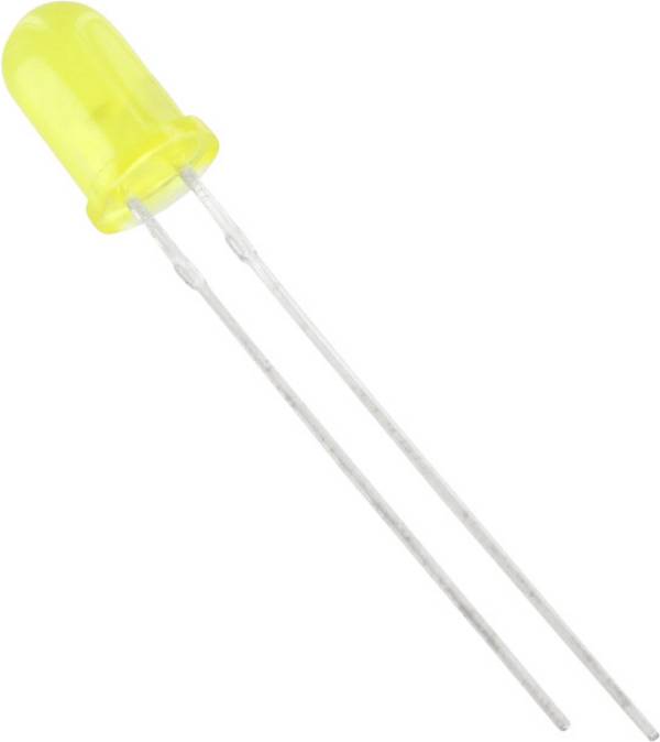 TRU COMPONENTS LED bedrahtet Gelb Rund 5 mm 275 mcd 50 ° 20 mA