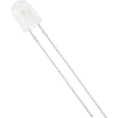 HuiYuan 5234W2D-JHD-A LED bedrahtet Weiß Oval 5 mm 1250 mcd 110 °, 50 ° 20 mA