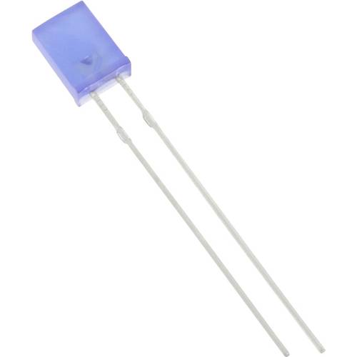HuiYuan 2534B2D-KHA-A LED bedrahtet Blau Rechteckig 2 x 5 mm 125 mcd 120 ° 20 mA