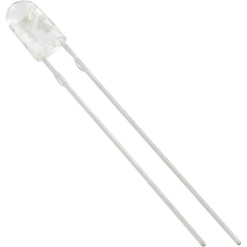TRU COMPONENTS 1577447 LED bedrahtet Rot Oval 3 mm 1000 mcd 70 °, 30 ° 20 mA