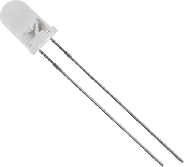 TRU COMPONENTS LED bedrahtet Rot Rund 5 mm 4000 mcd 20 °, 25 ° 20 mA