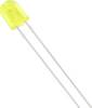 TRU COMPONENTS 1577493 LED bedrahtet Gelb Oval 5 mm 450 mcd 110 °, 50 ° 20 mA