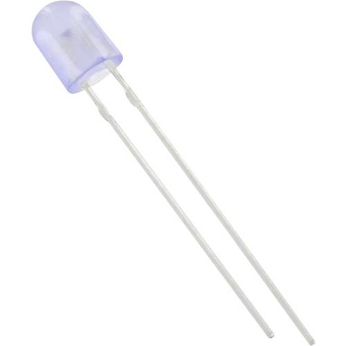 TRU COMPONENTS 1577497 LED bedrahtet Blau Oval 5 mm 1250 mcd 110 °, 50 ° 20 mA