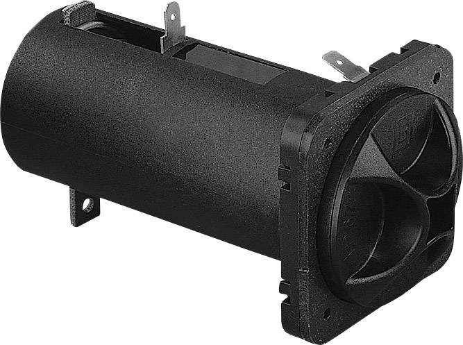 Bulgin BXS016 Support de pile 1x LR20 (D) raccordement à souder (L x l x H) 98.2 x 50.3 x 50.3 mm