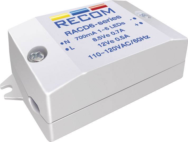 RECOM LED-Konstantstromquelle 6 W 350 mA 22 V/DC Recom Lighting RACD06-350 Betriebsspannung max.: 26