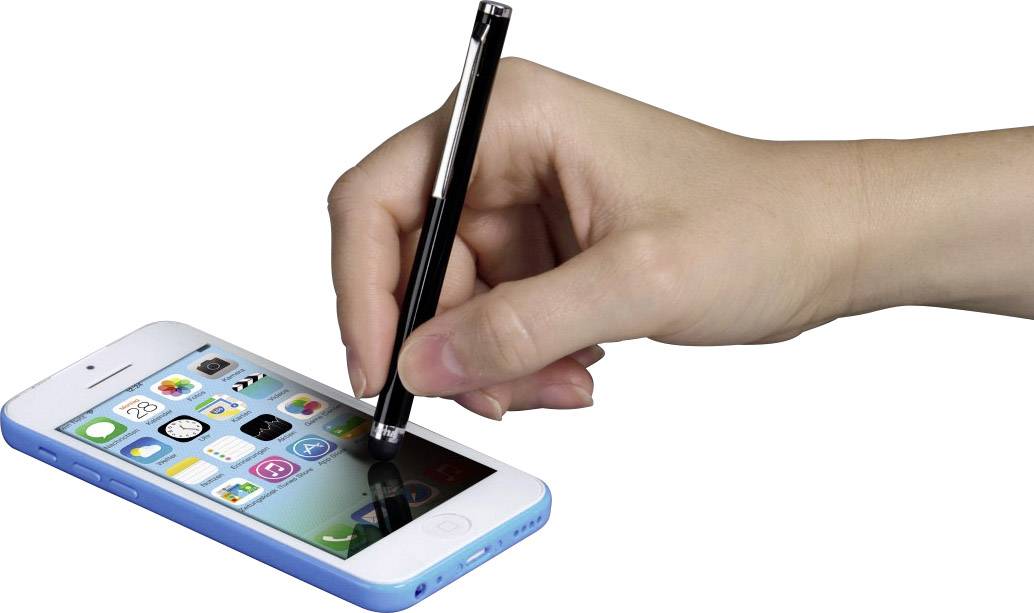 Hama Easy Touchpen mit präziser Schreibspitze Schwarz-1