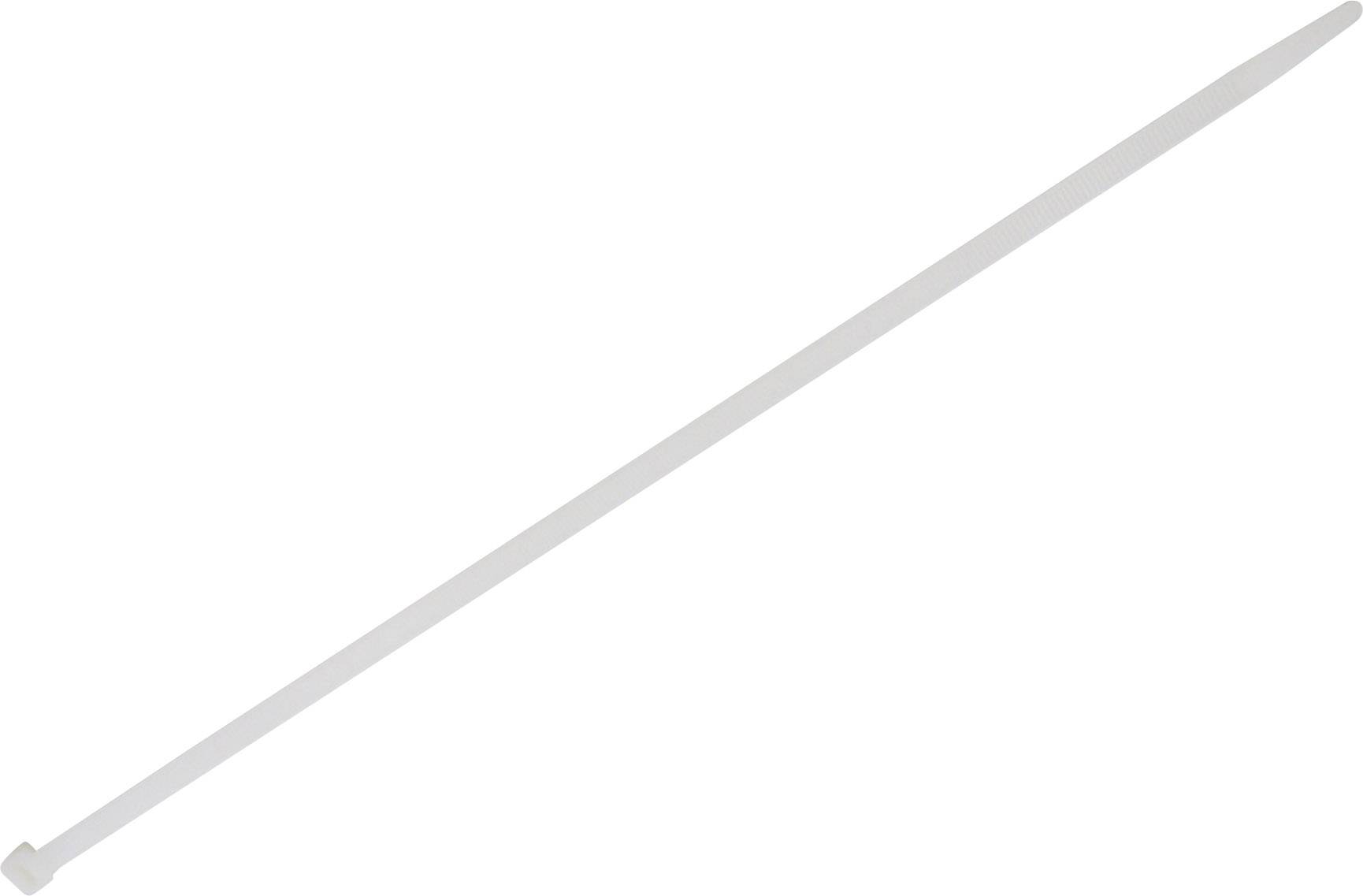 TRU COMPONENTS 1578097 Kabelbinder 650 mm 8.80 mm Weiß Hitzestabilisiert 100 St.