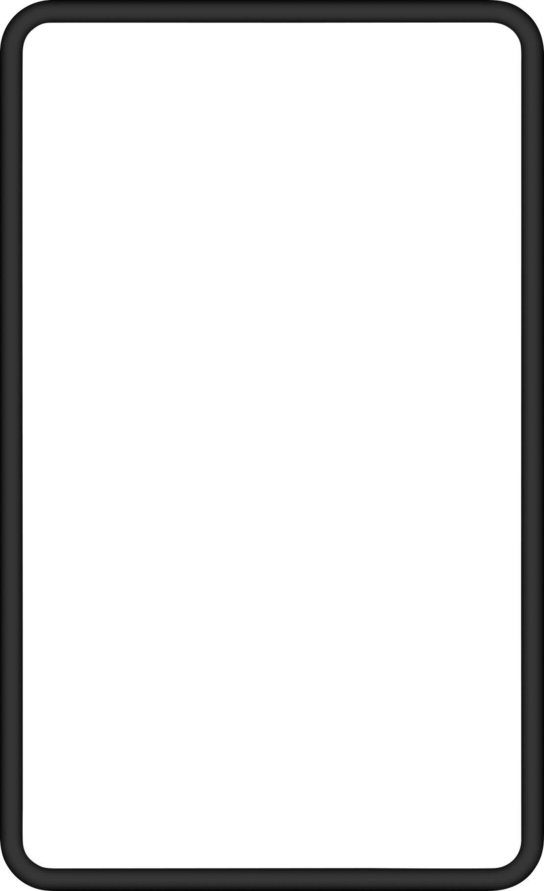Ein leeres weißes Rechteck, umrahmt von einem dünnen schwarzen Rand. Ideal zur Darstellung von Text oder Grafiken.