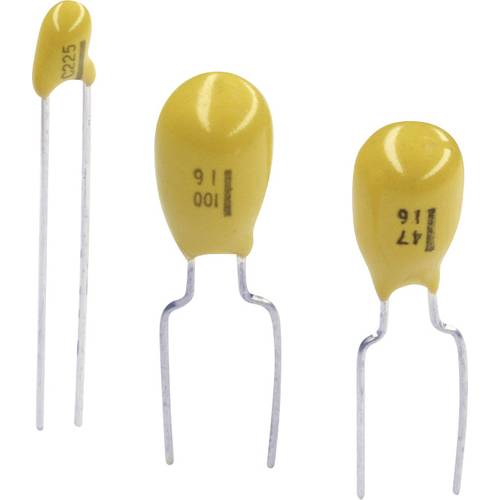 Thumbnail - TANCAP CA42-226M035BB Tantal-Kondensator THT 5 mm 22 µF 35 V 20 % (B x H) 7.2 mm x 14 mm 1 St.