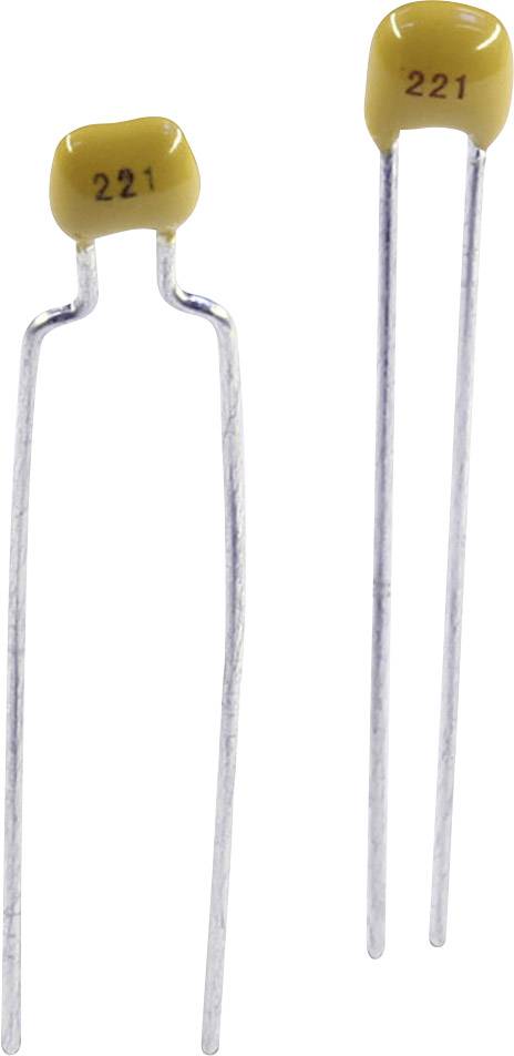 TANCAP CC4-0805N681J101A1 Keramik-Kondensator THT 680 pF 100 V 5 % (B x H) 4.2 mm x 25 mm 1 St.