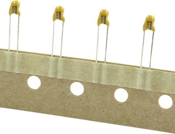TANCAP CA42-106M025AT Tantal-Kondensator THT 2.5 mm 10 µF 25 V 20 % (B x H) 5.5 mm x 14 mm 1 St.