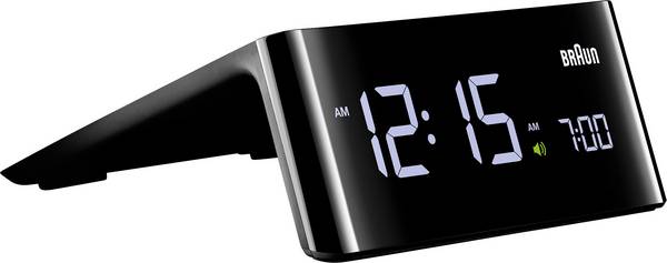 Braun 66054 Quarz Wecker Schwarz