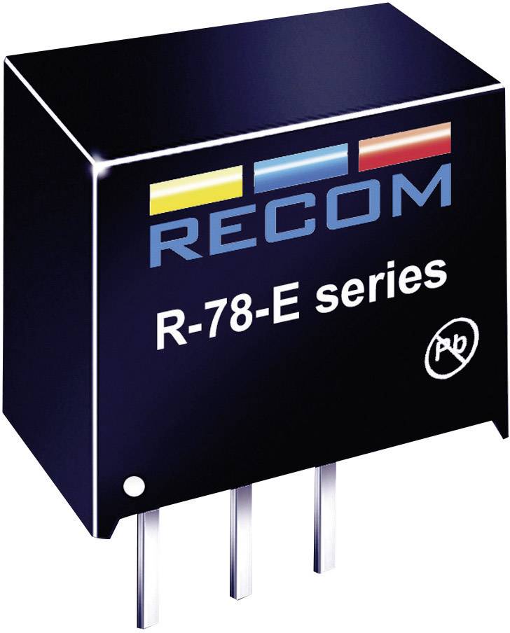 RECOM R-78E5.0-0.5 DC/DC-Wandler, Print 24 V/DC 5 V/DC 500 mA