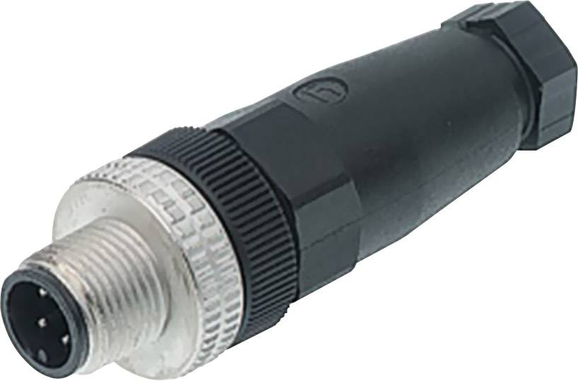 HIRSCHMANN 933 098-100-1 Sensor-/Aktor-Steckverbinder, unkonfektioniert M12 Stecker, gerade Pol