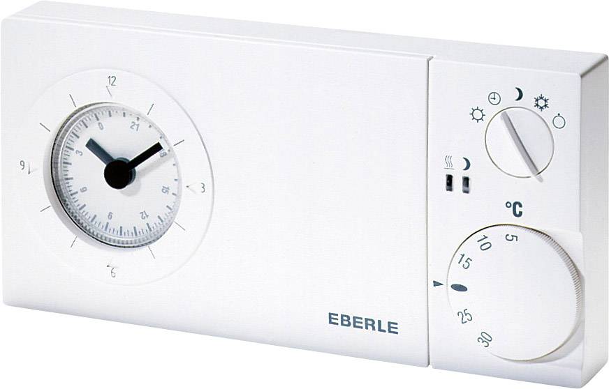 EBERLE easy 3sw easy 3 sw Uhrenthermostat Drehschalter