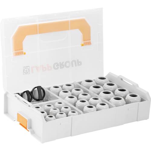 LAPP 53110041 Kabelverschraubung Sortiment Polyamid Silber-Grau (RAL 7001) 1 Set