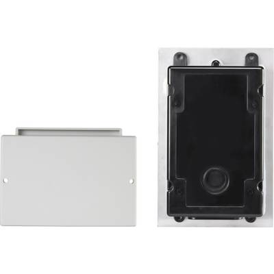 Gehäuseabdeckung und Rückseite eines elektronischen Geräts, beide in rechteckiger Form.