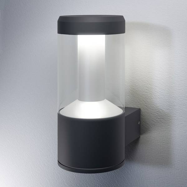 LEDVANCE ENDURA® STYLE LANTERN MODERN L 4058075205017 LED-Außenwandleuchte LED LED fest eingebaut 12 W Dunkelgrau