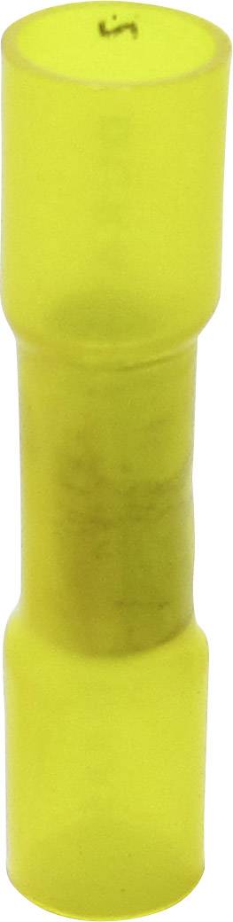 TRU COMPONENTS 1583182 Stoßverbinder mit Schrumpfschlauch 4 mm² 6 mm² Vollisoliert Gelb 1 St.