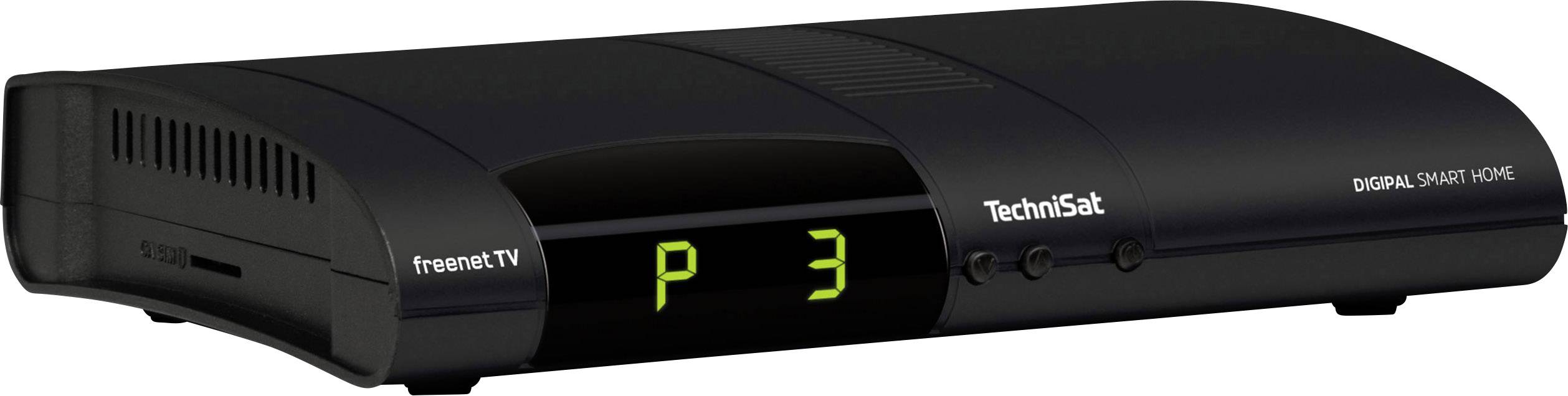 TechniSat DIGIPAL Smarthome DVB-T2 Receiver freenet TV Entschlüsselung 3 Monate gratis, WLAN-fähig, Aufnahmefunktion, De-1