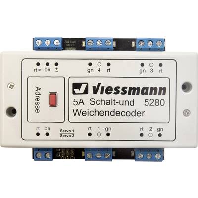 Viessmann Modelltechnik 5280  Schalt- und Weichendecoder Baustein