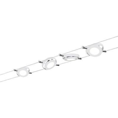 Paulmann RoundMc 50107 Seil-Komplettsystem LED fest eingebaut 16 W LED  Weiß (matt)