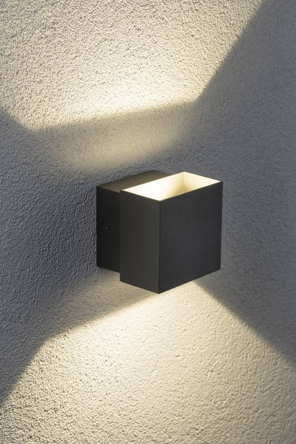 Paulmann Cybo 18002 LED-Außenwandleuchte  LED  6 W Grau