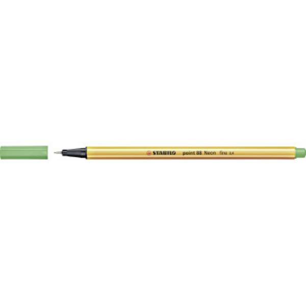 STABILO® Fineliner point 88® Neon 0,4mm neongrün · Strichstärke: 0,4 mm ·