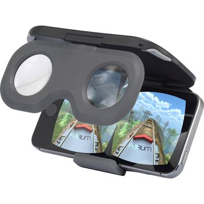 Basetech BT-VR-GO Virtual Reality Brille Schwarz  inkl. Controller
