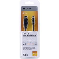 Prepojovací kábel Belkin F3U155bt1.8M F3U155bt1.8M, 1.80 m, čierna