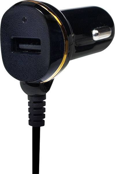 LogiLink USB Kfz Netzteil mit Micro-USB Kabel und USB-Port Belastbarkeit Strom max.=2.1 A 12 V, 24 V-3