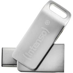 USB pamäť pre smartphone a tablet Intenso cMobile Line, 64 GB, USB 3.2 Gen 1 (USB 3.0), strieborná
