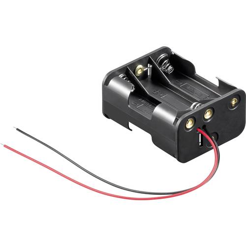 Goobay 81216 Batteriehalter 6x Mignon (AA) Kabel (L x B x H) 58 x 47 x 28 mm