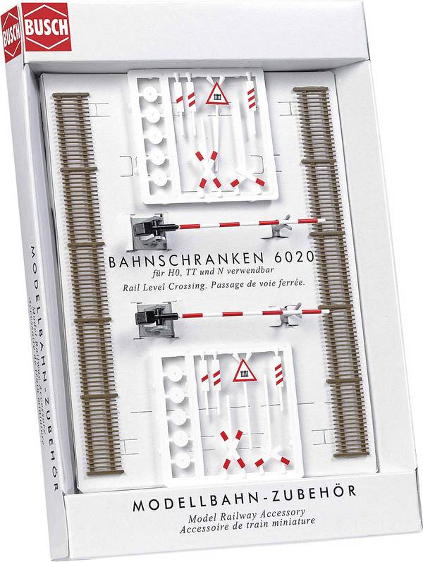 Busch 6020 H0  Bahnübergang  Bausatz