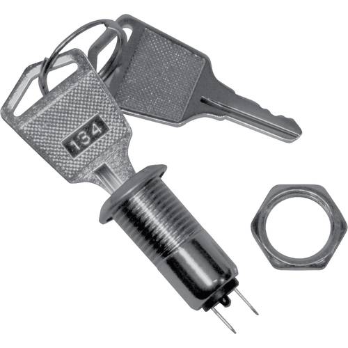 TRU COMPONENTS TC-SS1U TC-SS1U Schlüsselschalter 3 A 1 x Ein/Ein 1 St.