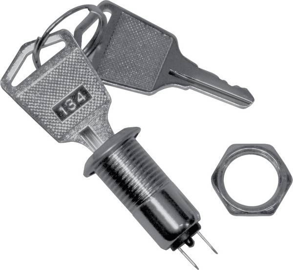TRU COMPONENTS TC-SS1U TC-SS1U Schlüsselschalter 3 A 1 x Ein/Ein 1 St.