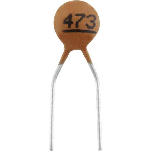 TRU COMPONENTS TC-K47NF5 Keramik-Kondensator THT 47 nF 100 V 20 % 1 St.