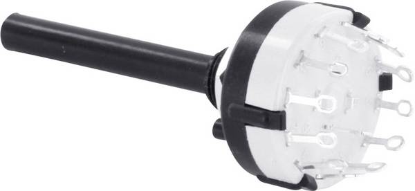 TRU COMPONENTS TC-DS4X3P TC-DS4X3P Drehschalter 0.35 A Schaltpositionen 3 3 x 30 ° 1 St.