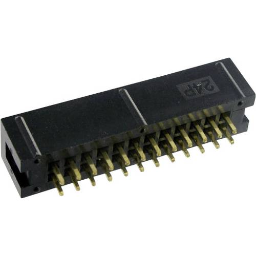 Thumbnail - TRU COMPONENTS 1589758 Pfosten-Steckverbinder ohne Auswurfhebel Rastermaß: 2.54 mm Polzahl Gesamt: 14 Anzahl Reihen: 2 1...
