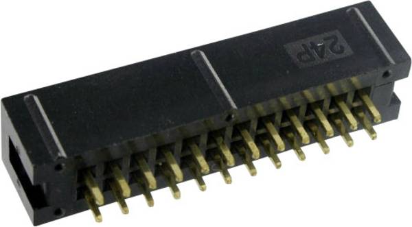TRU COMPONENTS 1589765 Pfosten-Steckverbinder ohne Auswurfhebel Rastermaß: 2.54 mm Polzahl Gesamt: 40 Anzahl Reihen: 2 1 St.