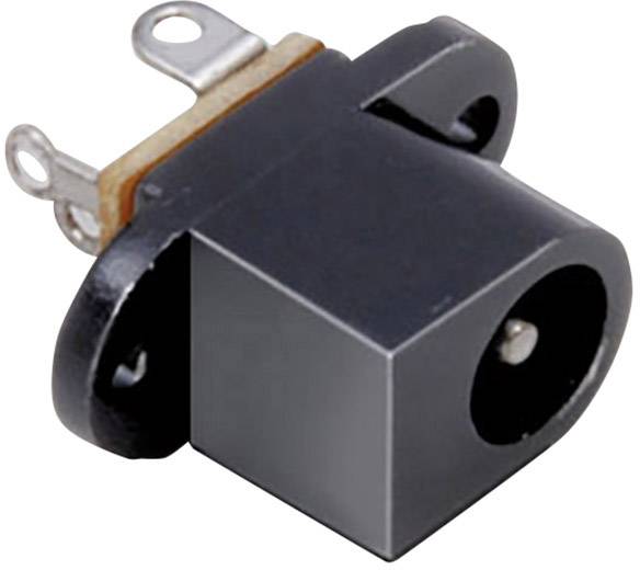 BKL Electronic 072139 Niedervolt-Steckverbinder Stecker gewinkelt 5.5 mm 2.1 mm 1 St.