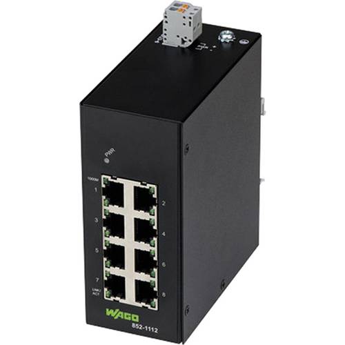 Thumbnail - WAGO 852-1112 Industrial Ethernet Switch 8 Port 10 / 100 / 1000 MBit/s