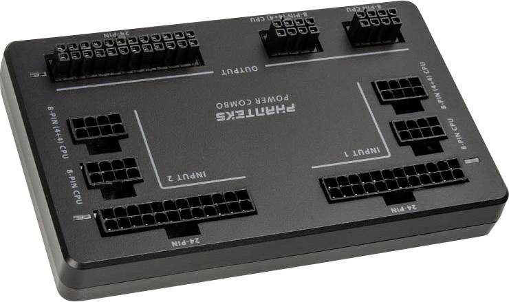 Phanteks Power Combo 2x PSU + 1x Mainboard PC Netzteil Koppler 2-auf-1-1